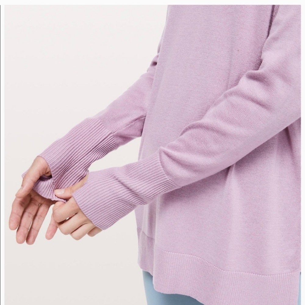 Lululemon Still At Ease Pullover Sweater SIZE 8 - Picture 6 of 11
